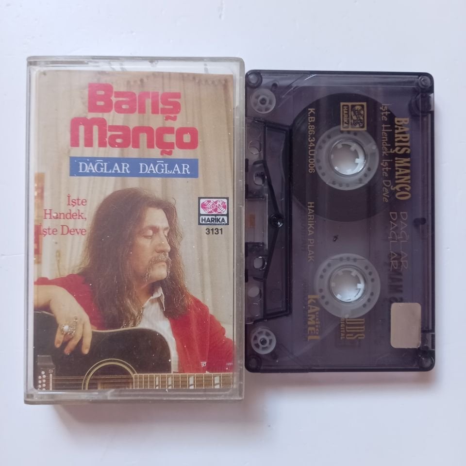 BARIŞ MANÇO - DAĞLAR DAĞLAR / İŞTE HENDEK, İŞTE DEVE (1986) - KASET 2.EL
