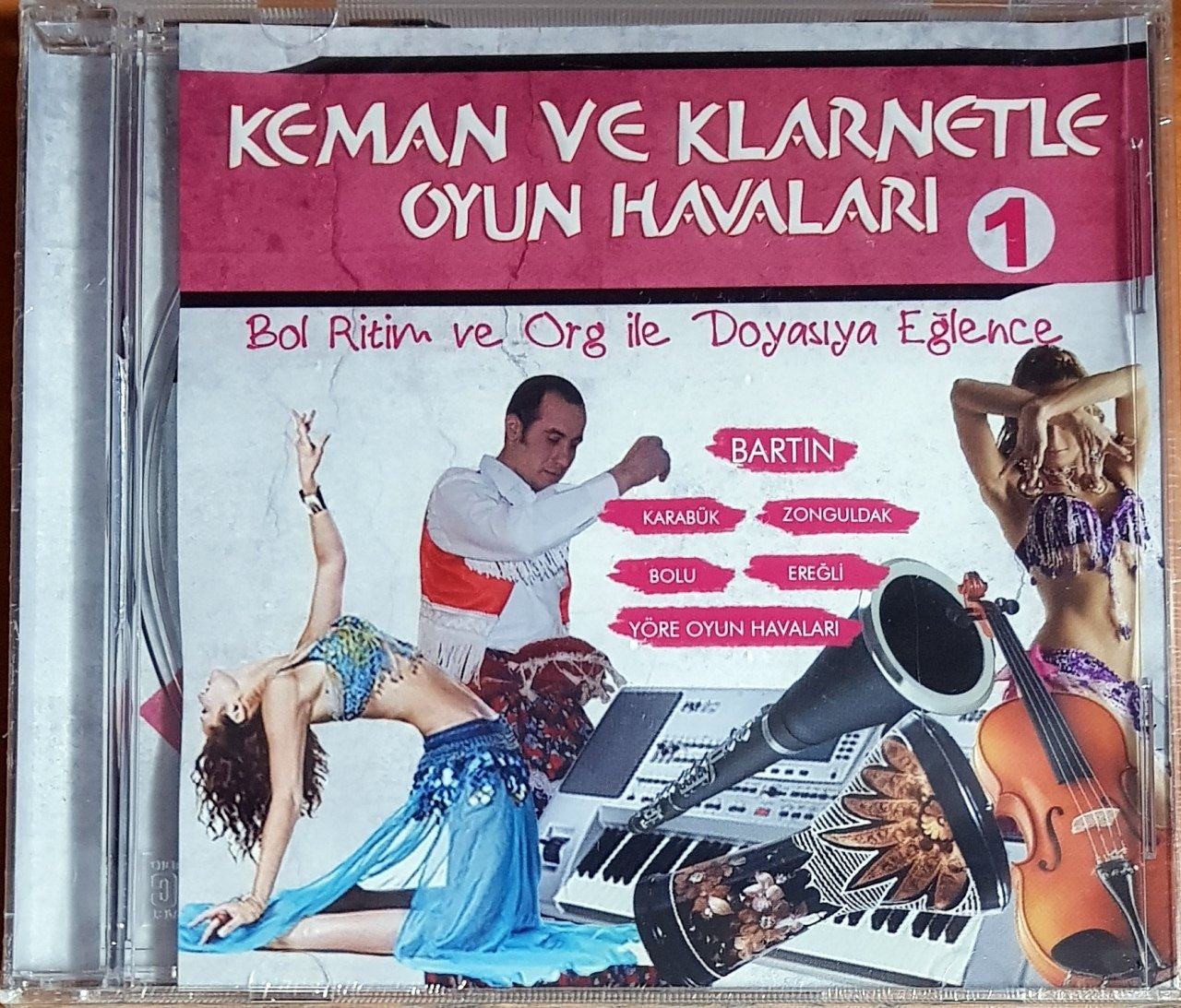 KEMAN VE KLARNETLE OYUN HAVALARI-1 / HAYRETTİN KAPLAN PRODÜKSİYON CD SIFIR