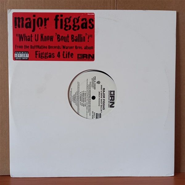 MAJOR FIGGAS – WHAT U KNOW 'BOUT BALLIN'? (2000) - 12'' 33RPM MAXI SINGLE 2.EL PLAK