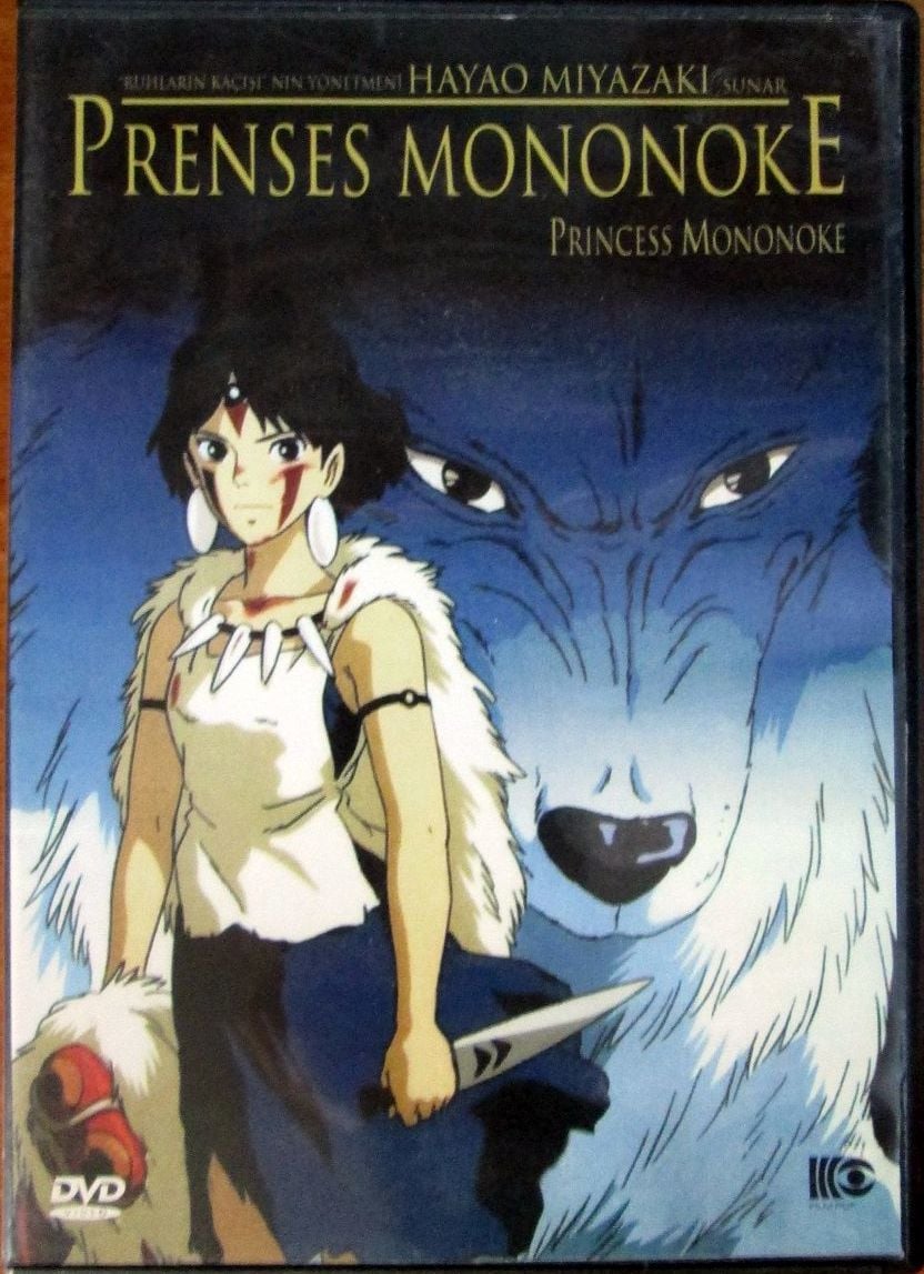 PRENSES MONONOKE - HAYAO MIYAZAKI - ANİME - DVD 2.EL