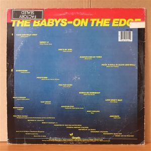 THE BABYS - ON THE EDGE (1980) - LP 2.EL PLAK