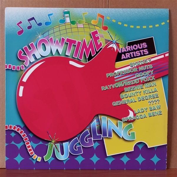 SHOWTIME JUGGLING / SHAGGY, PROFESSOR NUTS, GOOFY, BEENIE MAN, BOUNTY KILLA, GENERAL DEGREEİ LADY SAW (1998) - LP 2.EL PLAK