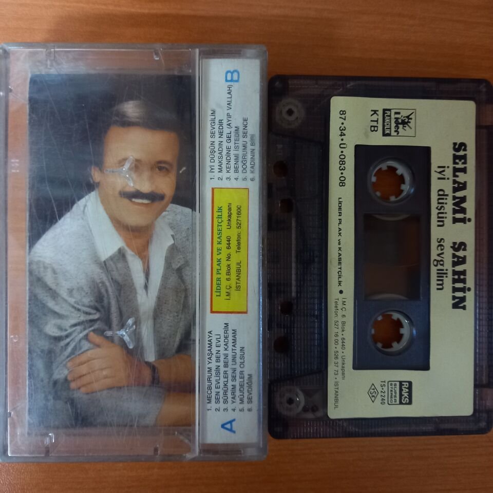 SELAMİ ŞAHİN - İYİ DÜŞÜN SEVGİLİM (1987) - KASET 2.EL