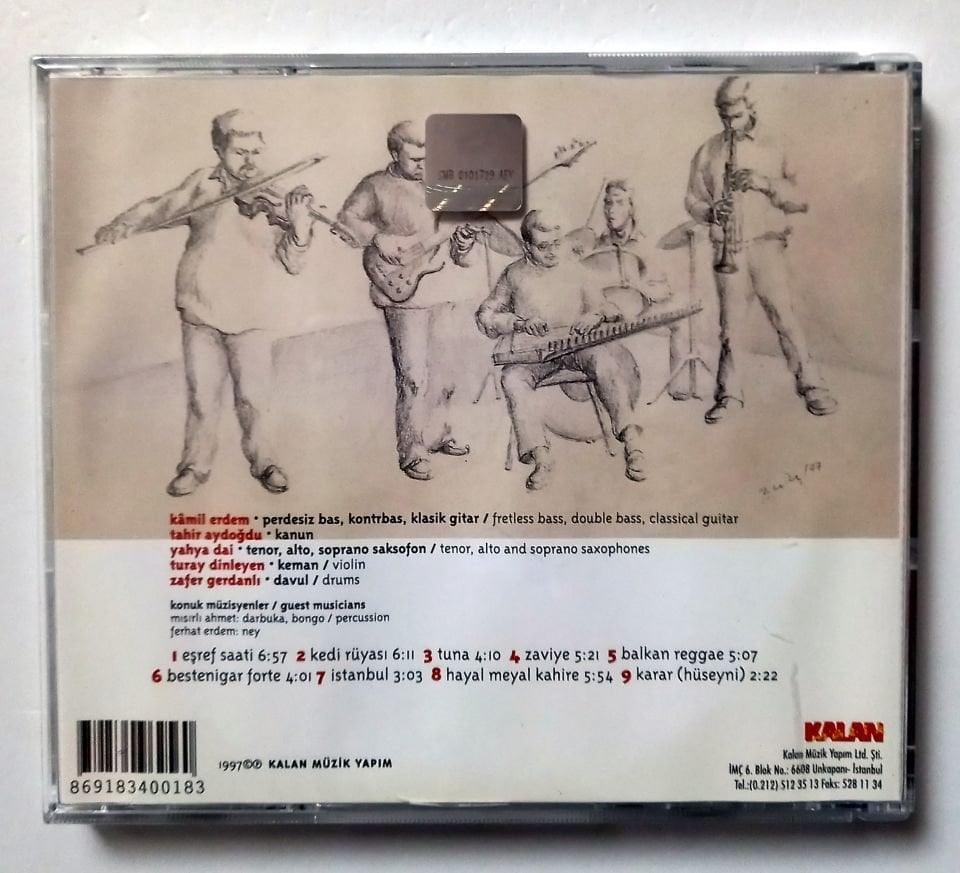 KAMİL ERDEM / ASIAMINOR - KEDİ RÜYASI (1997) - CD 2.EL