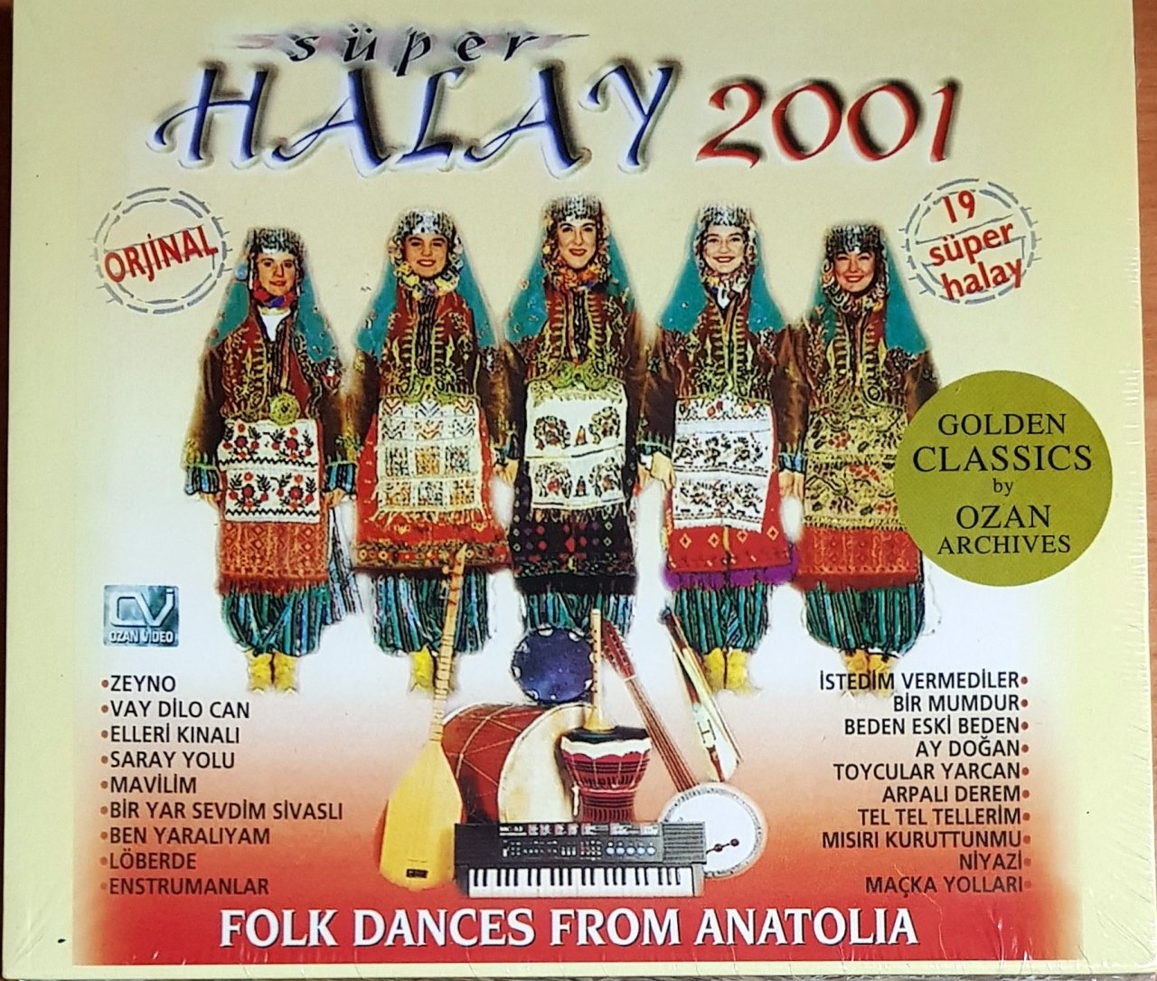 SÜPER HALAY 2001 / FOLK DANCES FROM ANATOLIA (2008) OZAN CD SIFIR