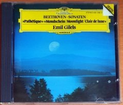 BEETHOVEN: KLAVIERSONATEN / MONDSCHEIN SONATE, NR.13, PATHETIQUE / EMIL GILELS (1981) - CD DEUTSCHE GRAMMOPHON 2.EL
