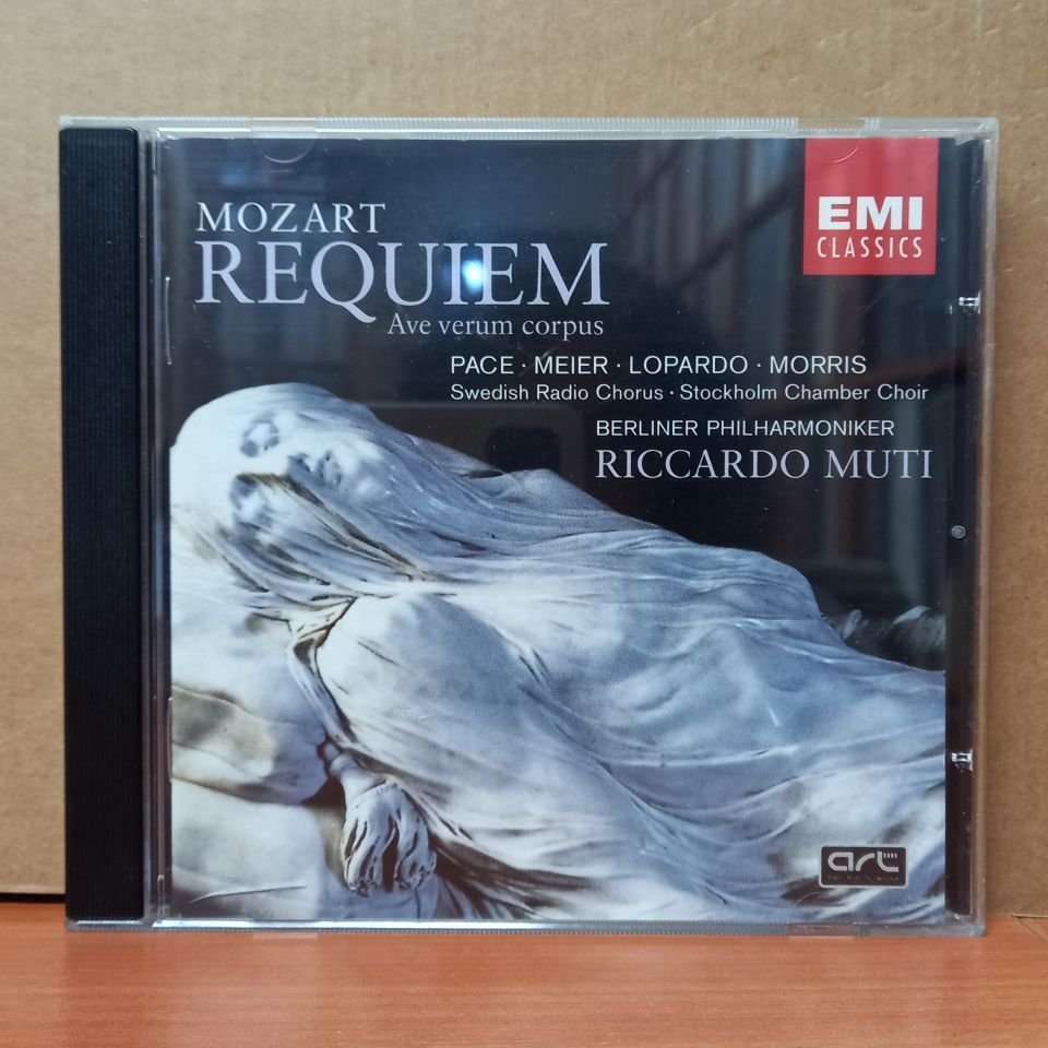 MOZART - REQUIEM / AVE VERUM CORPUS / BERLINER PHILHARMONIKER, RICCARDO MUTI / PACE, MEIER, LOPARDO, MORRIS, SWEDISH RADIO CHORUS, STOCKHOLM CHAMBER CHOIR (1998) - CD 2.EL