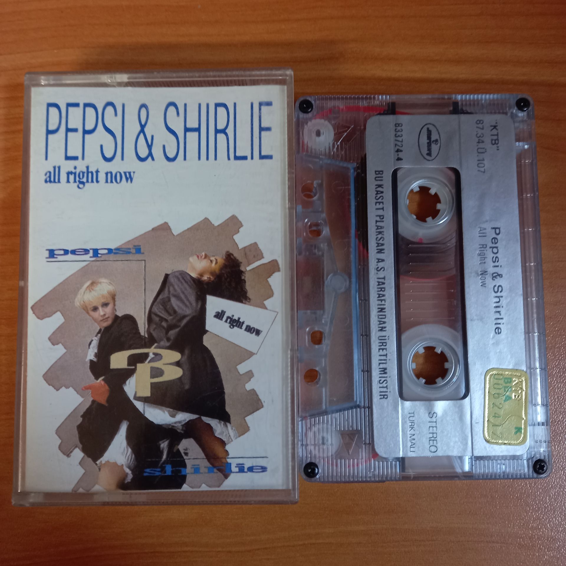 PEPSI & SHIRLIE - ALL RIGHT NOW (1987) - KASET 2.EL