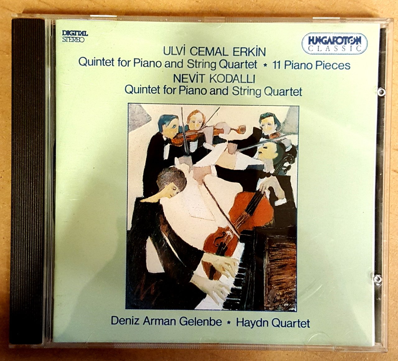 ULVİ CEMAL ERKİN / QUINTET FOR PIANO AND STRING - NEVİT KODALLI QUINTET FOR PIANO AND STRING (1994) - ) - CD DENİZ ARMAN GELENBE HAYDN QUARTET HUNGAROTON 2.EL