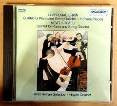 ULVİ CEMAL ERKİN / QUINTET FOR PIANO AND STRING - NEVİT KODALLI QUINTET FOR PIANO AND STRING (1994) - ) - CD DENİZ ARMAN GELENBE HAYDN QUARTET HUNGAROTON 2.EL