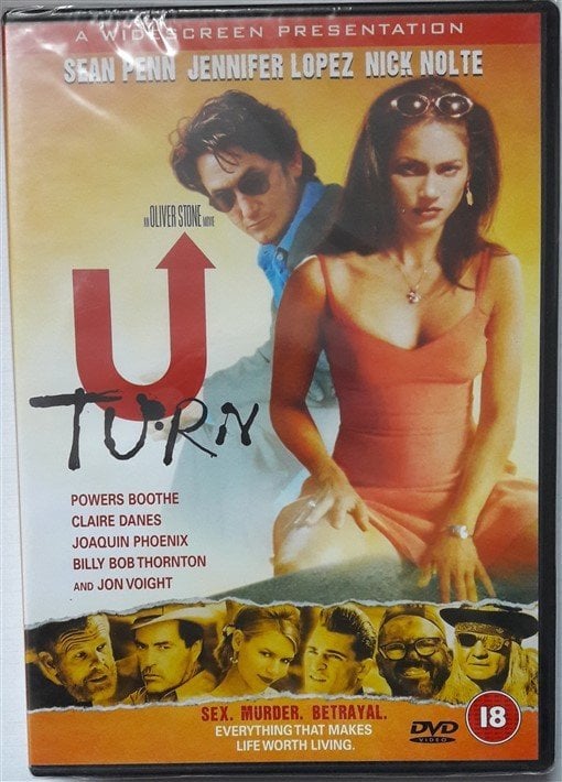 U TURN - SEAN PENN - JENNIFER LOPEZ - NICK NOLTE - OLIVER STONE - DVD SIFIR TR ALTYAZI YOKTUR