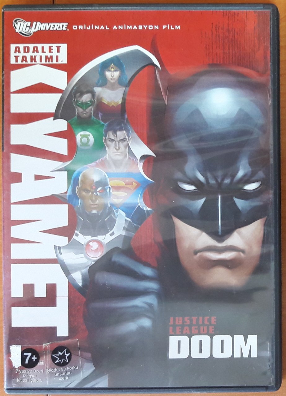 JUSTICE LEAGUE DOOM - ADALET TAKIMI KIYAMET - DC UNIVERCE - DVD 2.EL