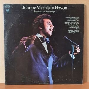 JOHNNY MATHIS - IN PERSON / RECORDED LIVE AT LAS VEGAS (1972) - 2LP 2.EL PLAK