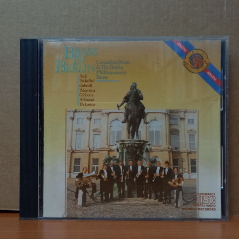 BRASS IN BERLIN - CANADIAN BRASS & THE BERLIN PHILHARMONIC BRASS / BACH, PACHELBEL, GABRIELI, ALBINONI (1984) - CD 2.EL