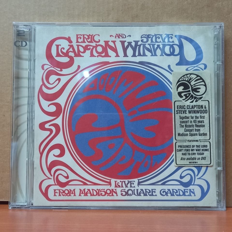 ERIC CLAPTON AND STEVE WINWOOD - LIVE FROM MADISON SQUARE GARDEN (2009) - 2CD 2.EL