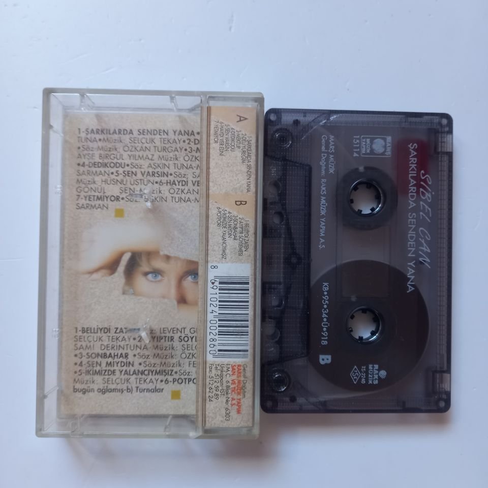 SİBEL CAN - ŞARKILARDA SENDEN YANA (1995) - KASET 2.EL