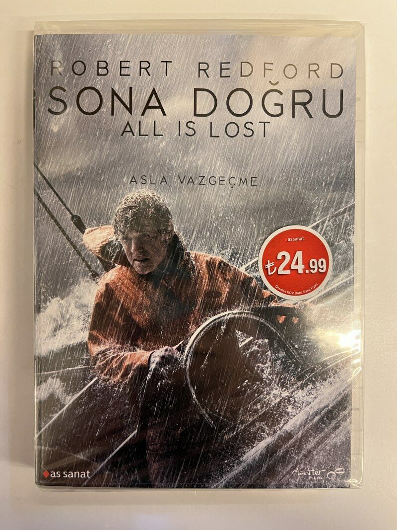 ALL IS LOST - SONA DOĞRU - ROBERT REDFORD - DVD AMBALAJINDA SIFIR
