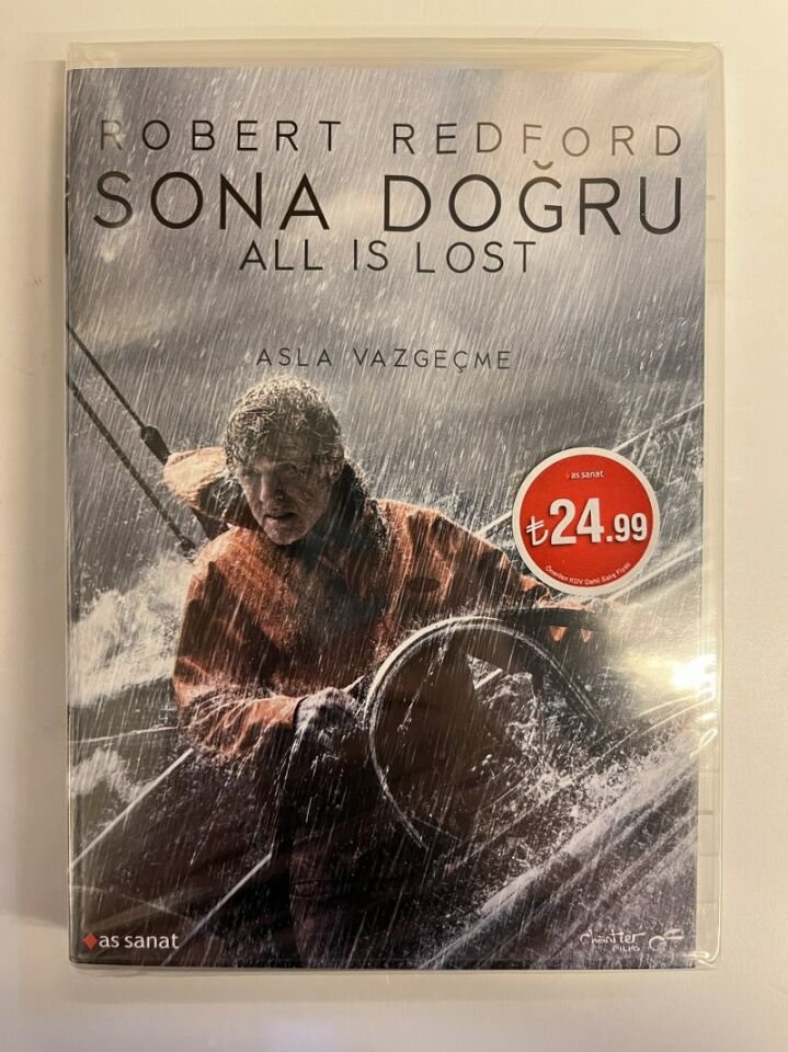 ALL IS LOST - SONA DOĞRU - ROBERT REDFORD - DVD AMBALAJINDA SIFIR