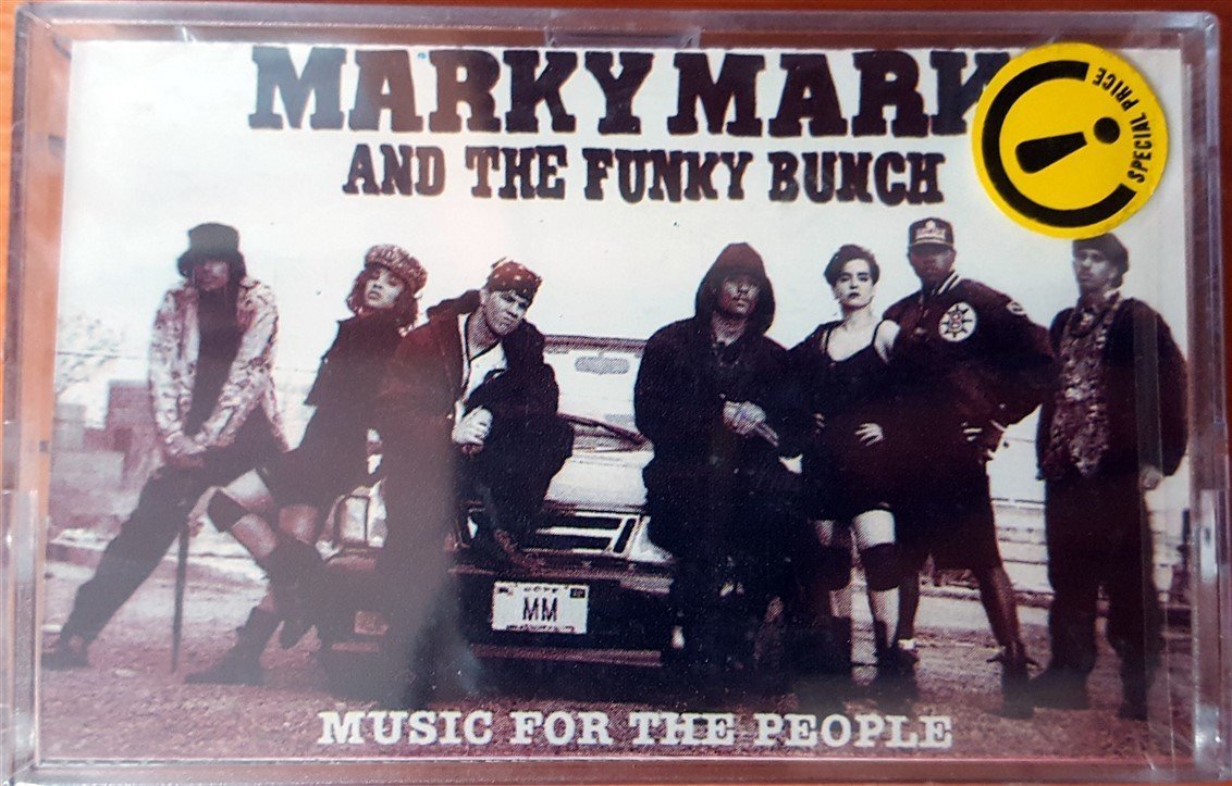 MARKY MARK AND THE FUNKY BUNCH - MUSIC FOR THE PEOPLE (1991) MMY CASSETTE MADE IN TURKEY ''NEW'' PAPER LABEL