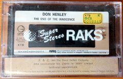 DON HENLEY - THE END OF THE INNOCENCE (1990) MMY CASSETTE MADE IN TURKEY ''NEW''