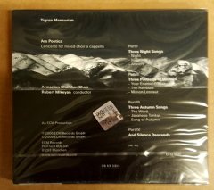 TIGRAN MANSURIAN ARS POETICA CD 2006 ECM NEW SERIES SIFIR