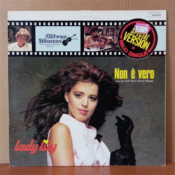 LADY LILY – NON E VERO [LONG SPECIAL VERSION] (1995) - 12'' 45RPM MAXI SINGLE 2.EL PLAK