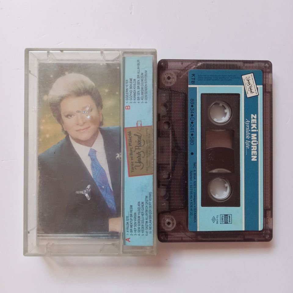 ZEKİ MÜREN - AYRILDIK İŞTE (1989) - KASET 2.EL