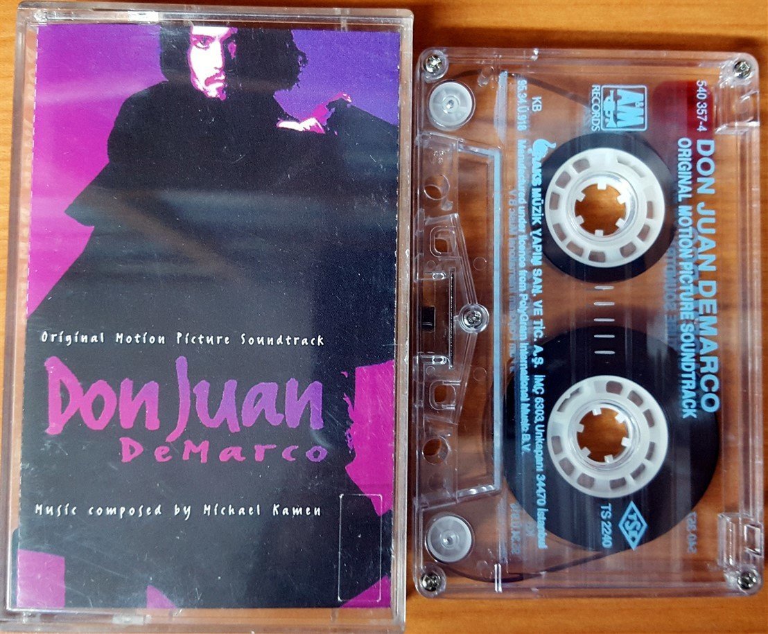 DON JUAN DEMARCO - SOUNDTRACK (1995) RAKS CASSETTE MADE IN TURKEY ''USED''