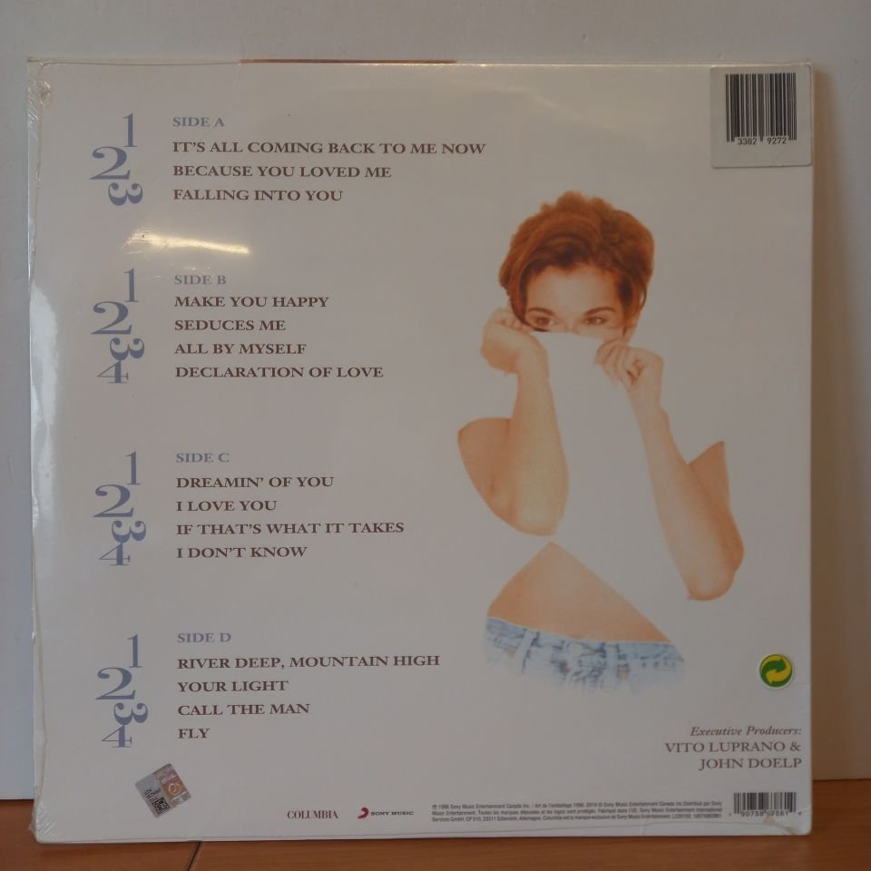 CELINE DION – FALLING INTO YOU (1996) - LP SIFIR PLAK