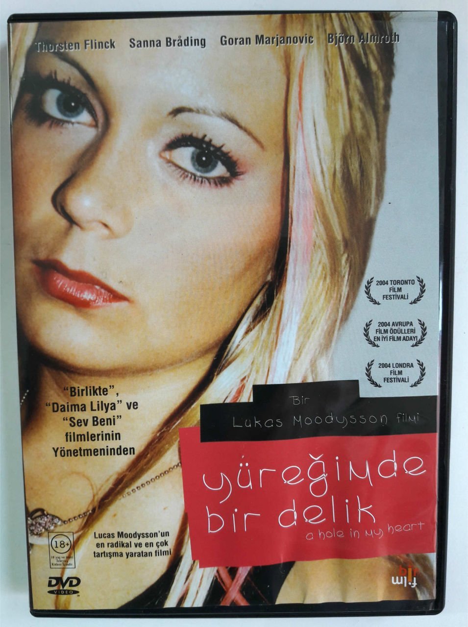YÜREĞİMDE BİR DELİK - A HOLE IN MY HEART - Ett hål i mitt hjärta - LUKAS MOODYSSON - DVD 2.EL