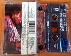 STONE FREE - A TRIBUTE TO JIMI HENDRIX [THE CURE ERIC CLAPTON BELLY PRETENDERS PAT METHENY] (1993) MMY CASSETTE MADE IN TURKEY ''USED''