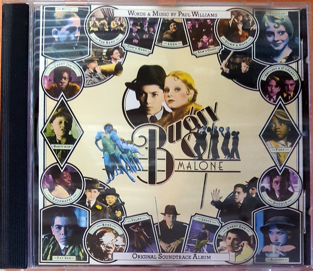 BUGSY MALONE - SOUNDTRACK / PAUL WILLIAMS (1976) 1996 POLYDOR REISSUE CD 2.EL
