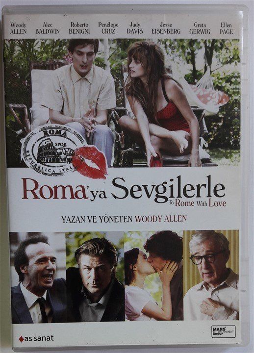 ROMA'YA SEVGİLERLE - TO ROME WITH LOVE - ROBERTO BENIGNI - ALEC BALDWIN - PENÉLOPE CRUZ - ORNELLA MUTI - WOODY ALLEN - DVD 2.EL