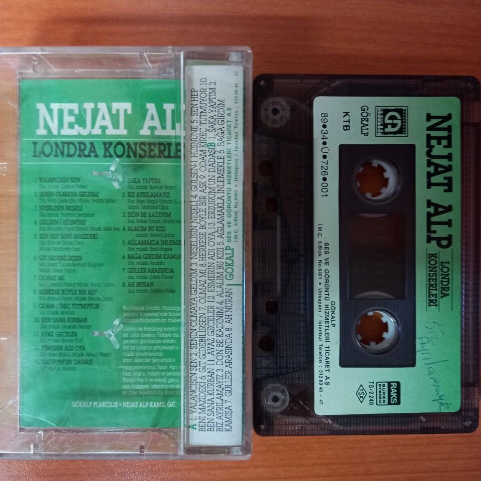 NEJAT ALP - LONDRA KONSERLERİ (1989) - KASET 2.EL