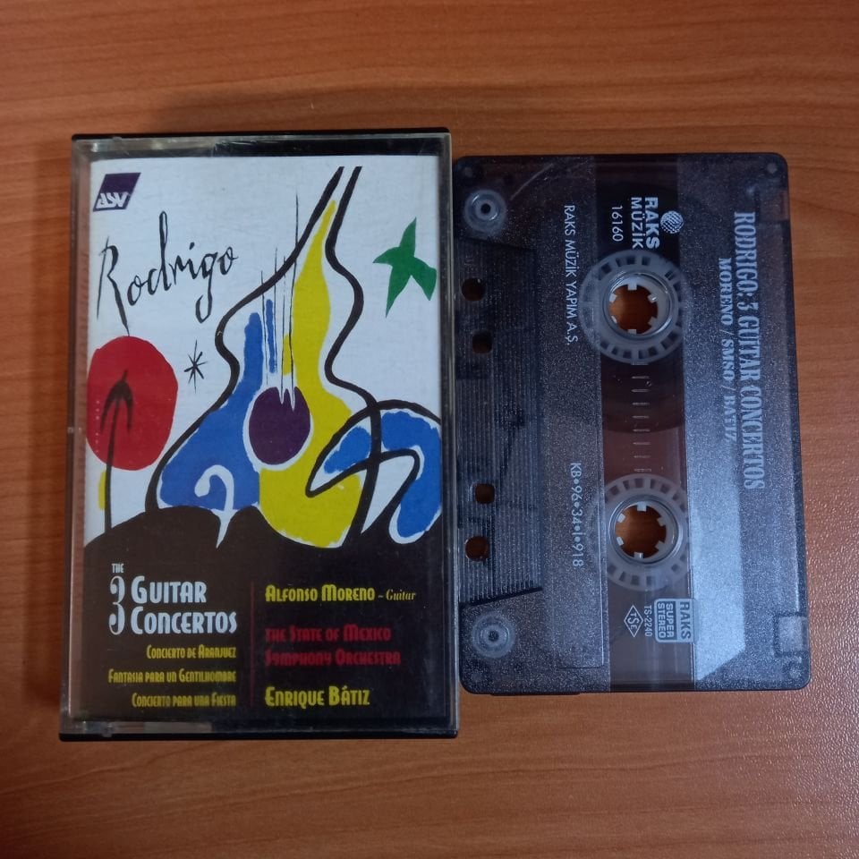 RODRIGO : 3 GUITAR CONCERTOS / MORENO, SMSO, BATIZ (1996) - KASET 2.EL