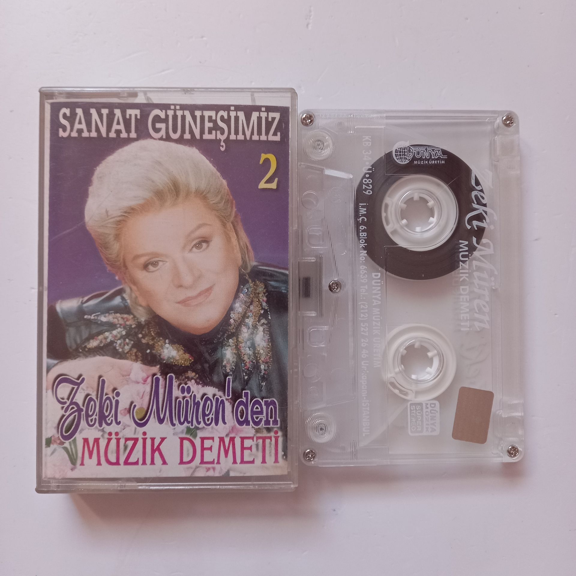 ZEKİ MÜREN - MÜZİK DEMETİ / SANAT GÜNEŞİMİZ - KASET 2.EL