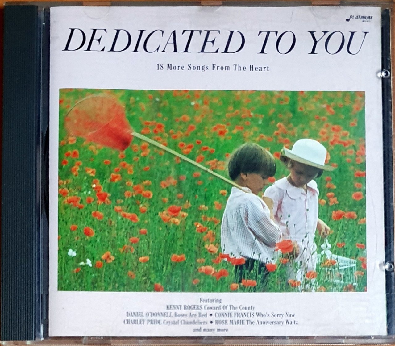 DEDICATED TO YOU / 18 MORE SONGS FROM THE HEART / KENNY RODGERS, DOLLY PARTON, CONNIE FRANCIS, ROSE MARIE, DOCTOR HOOK (1988) - CD PLATINUM MUSIC 2.EL