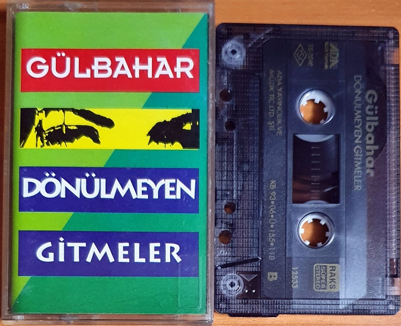 GÜLBAHAR - DÖNÜLMEYEN GİTMELER (1993) - KASET ADA MÜZİK 2.EL
