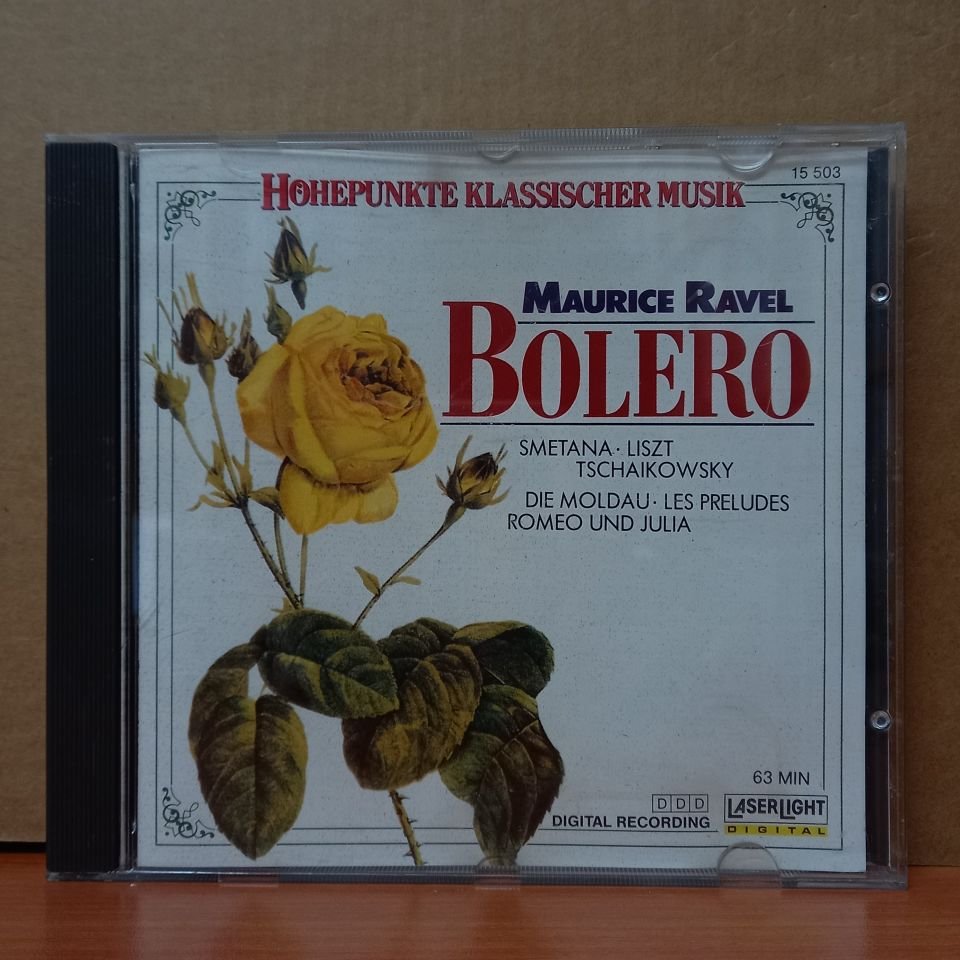 MAURICE RAVEL - BOLERO / SMETANA, LISZT, TCHAIKOWSKY, DIE MOLDAU, LES PRELUDES, ROMEO UND JULIA (1988) - CD 2.EL