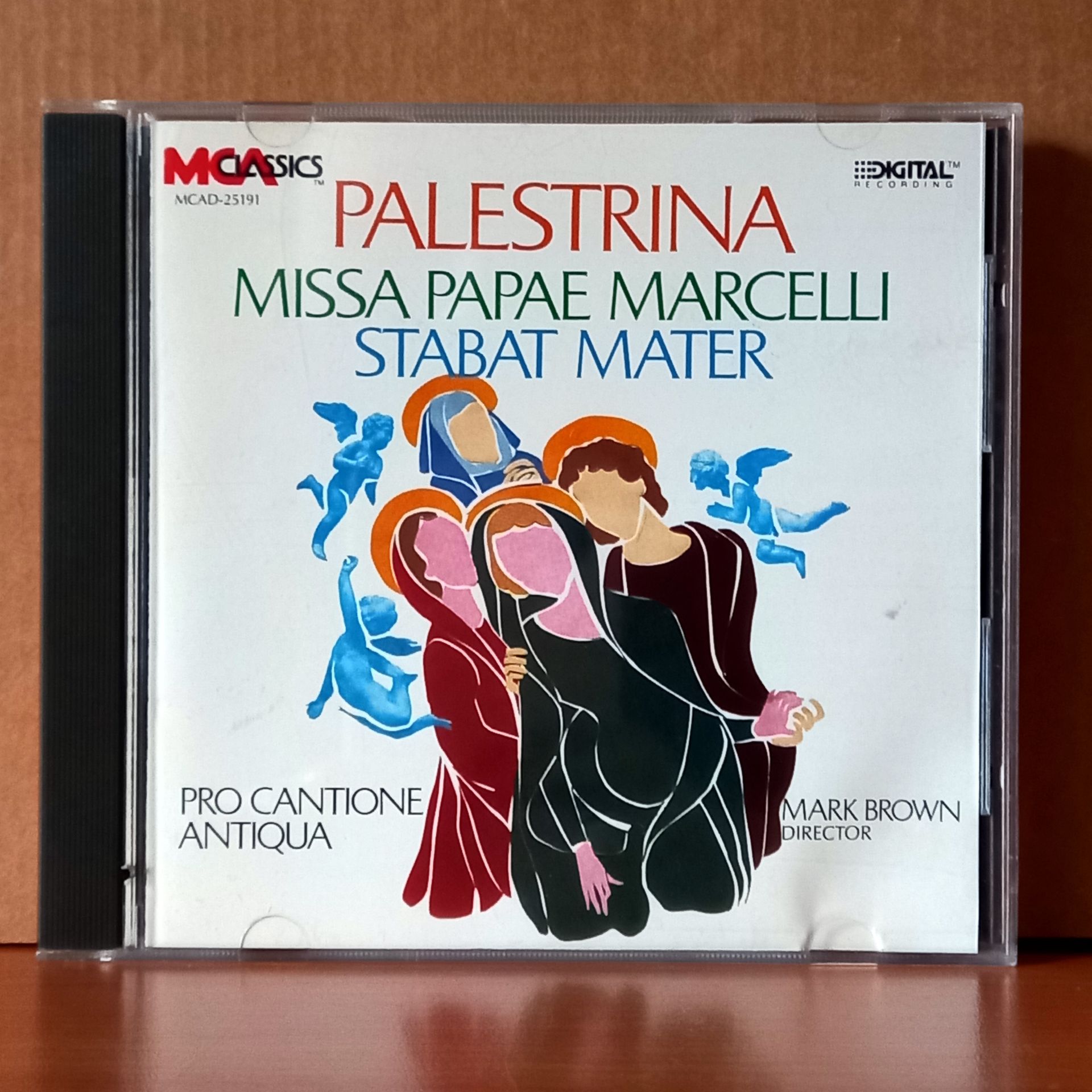 PALESTRINA: MISSA PAPAE MARCELLI, STABAT MATER / PRO CANTIONE ANTIQUA, MARK BROWN (1988) - CD 2.EL