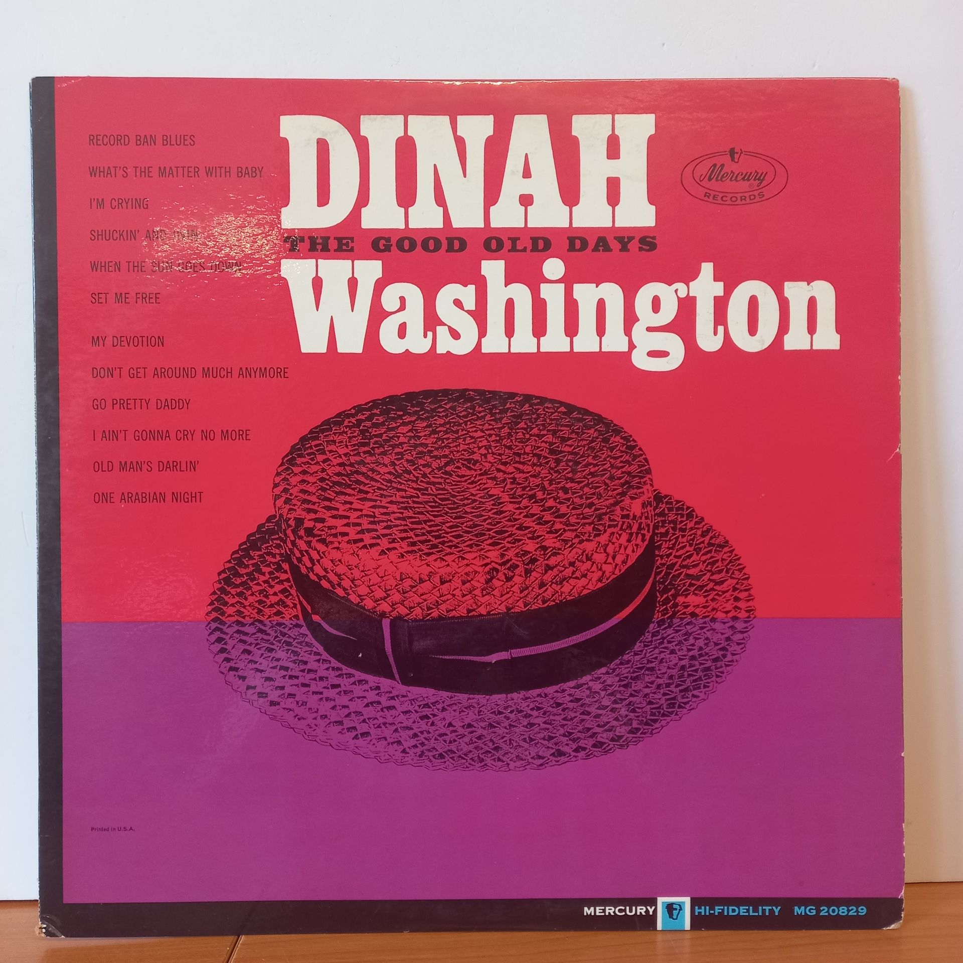 DINAH WASHINGTON – THE GOOD OLD DAYS (1963) - LP 2.EL PLAK