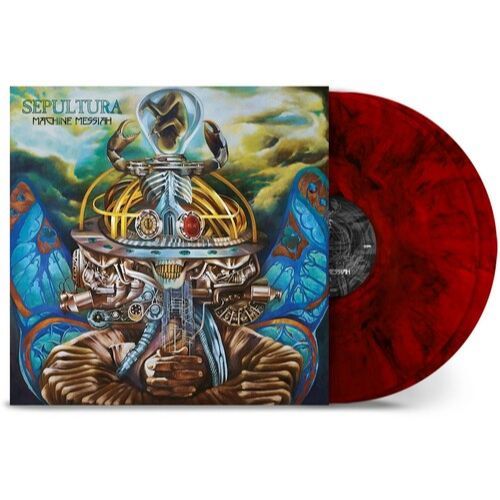 SEPULTURA – MACHINE MESSIAH (2017) - 2LP 2024 180GR GATEFOLD REISSUE RED MARBLED RENKLİ SIFIR PLAK