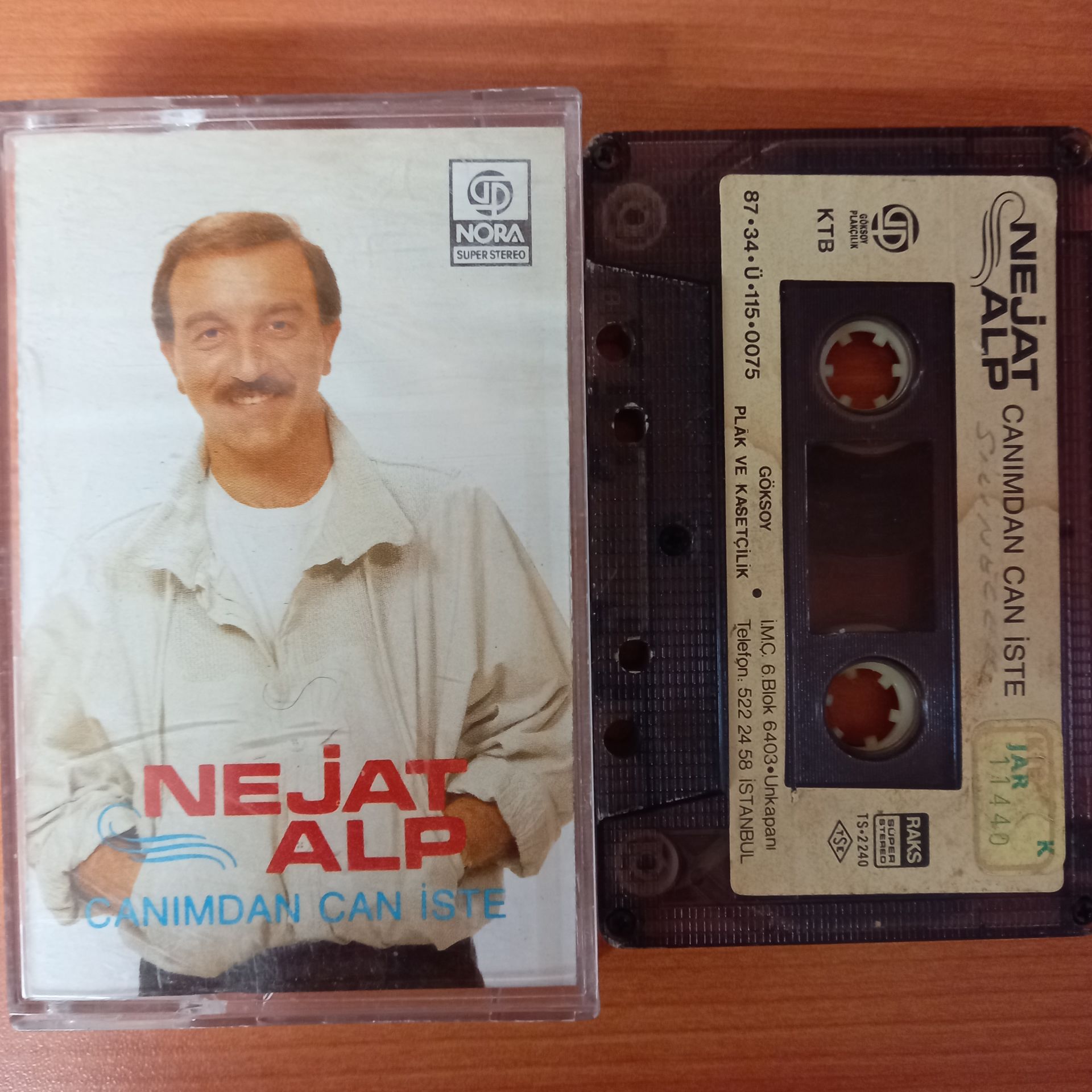 NEJAT ALP - CANIMDAN CAN İSTE (1987) - KASET 2.EL