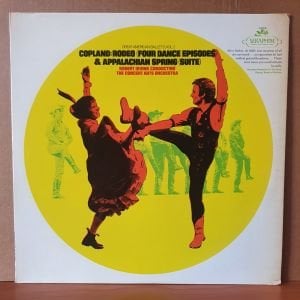 COPLAND: RODEO [FOUR DANCE EPISODES] & APPALACHIAN SPRING [SUITE] / ROBERT IRVING, THE CONCERT ARTS ORCHESTRA - LP 2.EL PLAK