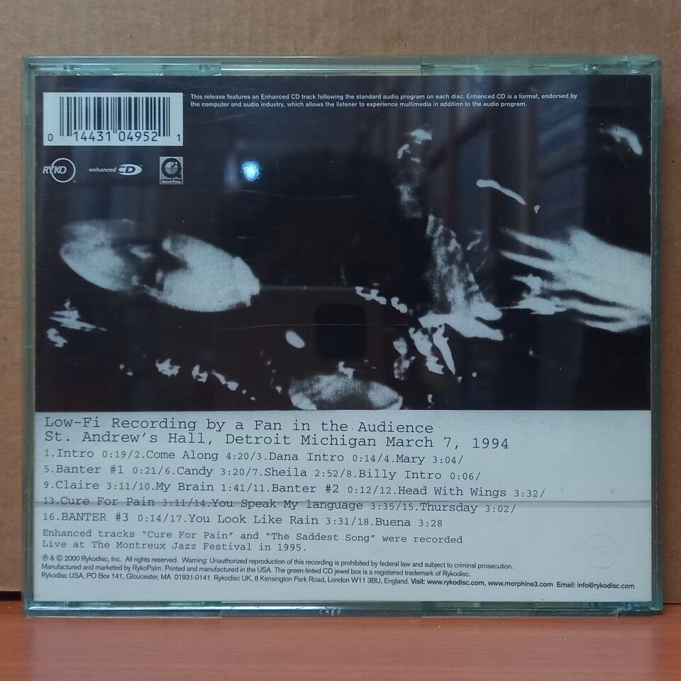 MORPHINE - BOOTLEG DETROIT (2000) - CD 2.EL