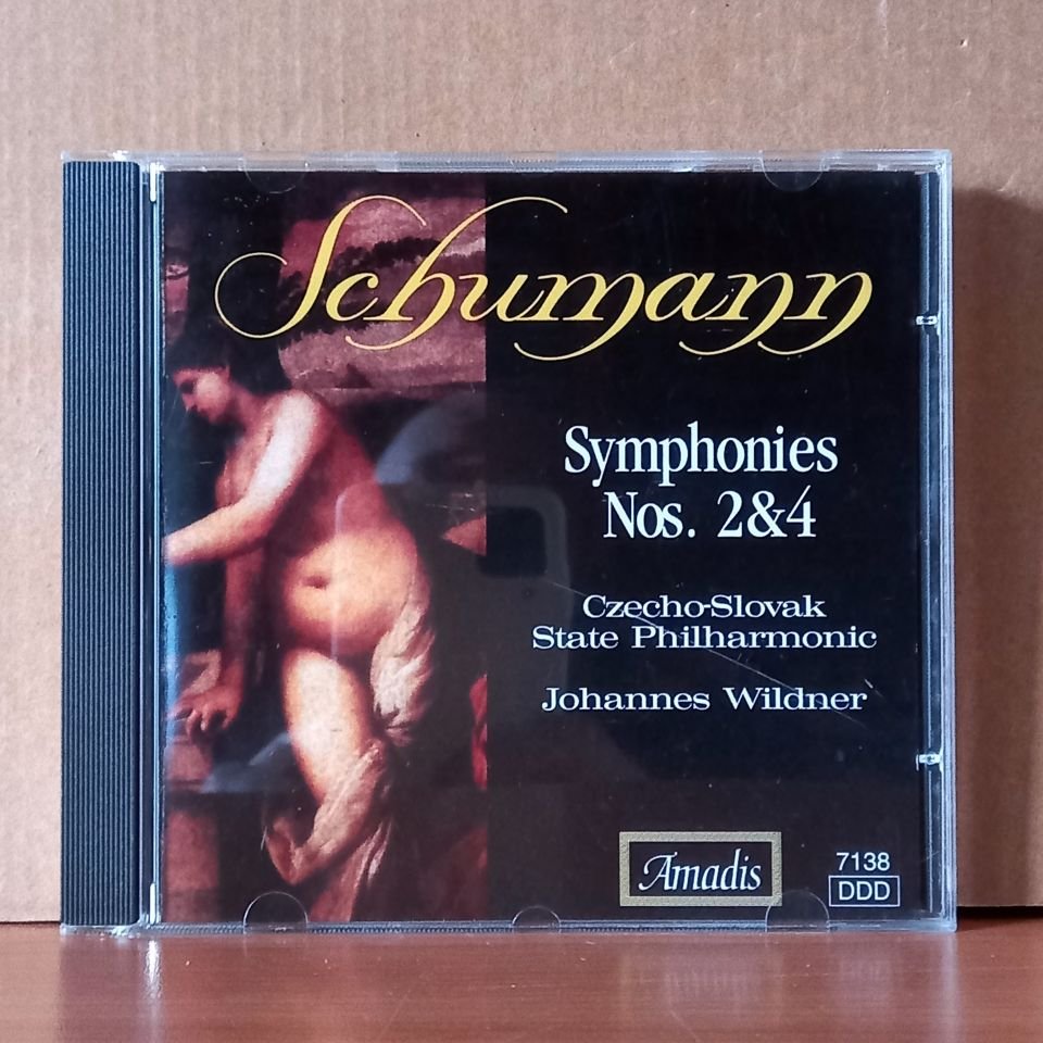 SCHUMANN: SYMPHONIES NOS. 2 & 4 / CZECHO-SLOVAK STATE PHILHARMONIC ORCHESTRA, JOHANNES WILDNER (1990) - CD 2.EL