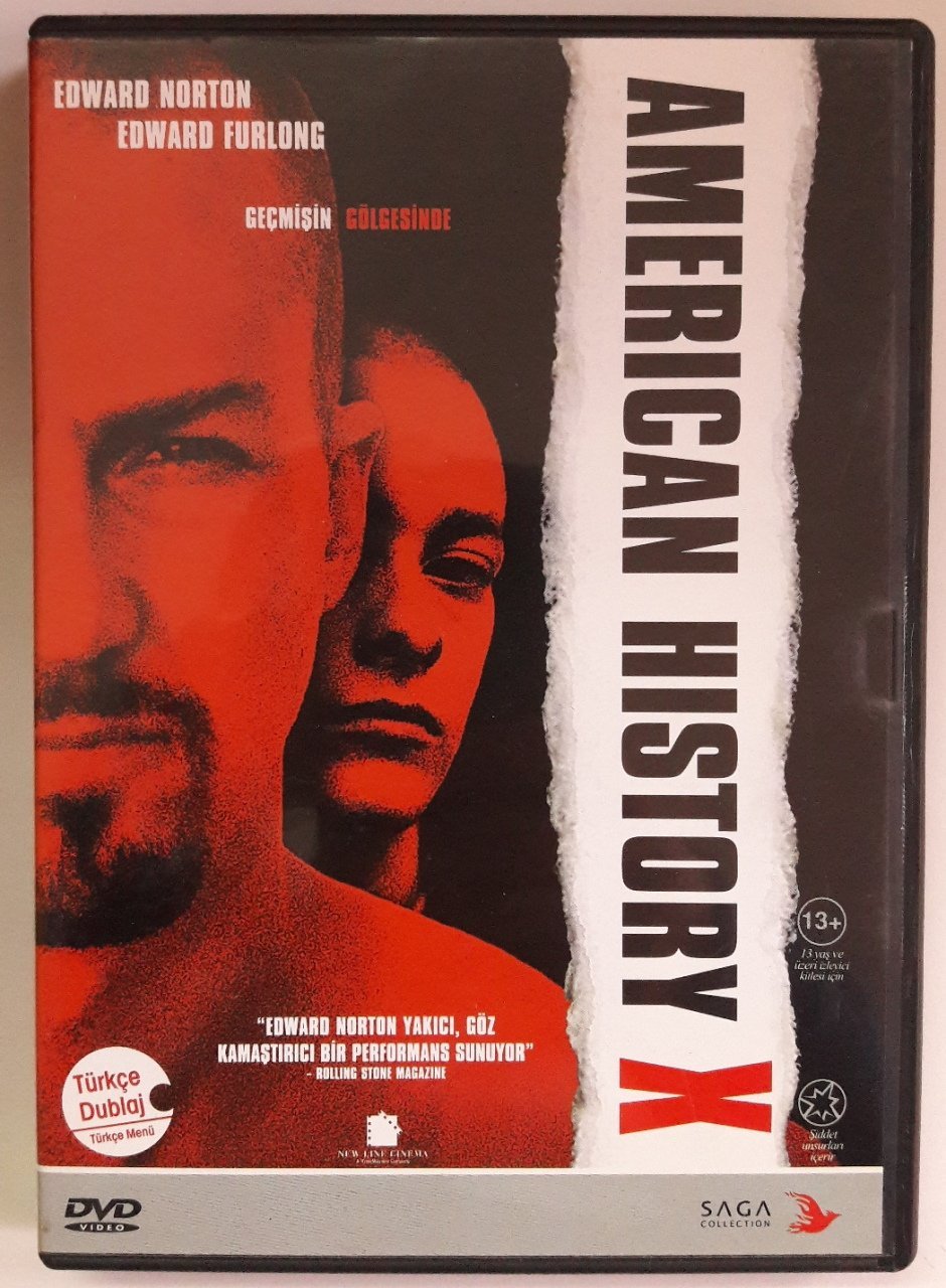 AMERICAN HISTORY X - EDWARD NORTON - EDWARD FURLONG - TONY KAYE - DVD 2.EL