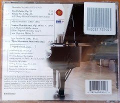 EVGENY KISSIN / SCRIABIN / MEDTNER / STRAVINSKY (2005) RCA RED SEAL CD SIFIR