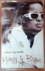 MARY J. BLIGE - SHARE MY WORLD (1997) BMG CASSETTE MADE IN TURKEY ''NEW''