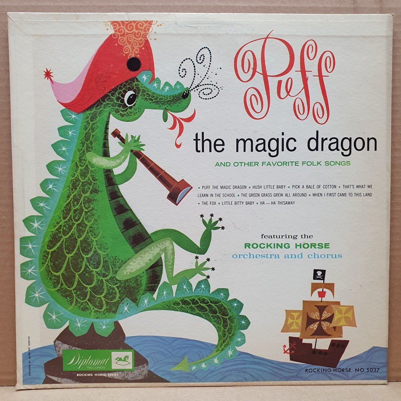ROCKING HORSE ORCHESTRA AND CHORUS - PUFF THE MAGIC DRAGON AND OTHER FAVORITE FOLK SONGS - LP 2.EL PLAK